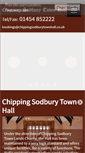 Mobile Screenshot of chippingsodburytownhall.co.uk